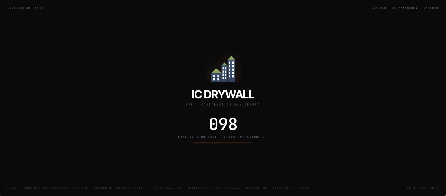 IC Drywall ERP